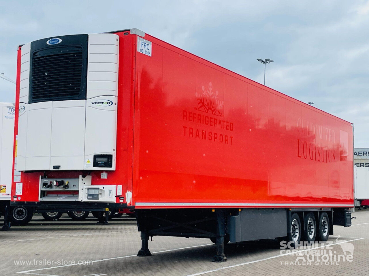 Schmitz Oplegger Vries Standard Double deck refrigerated semi-trailer