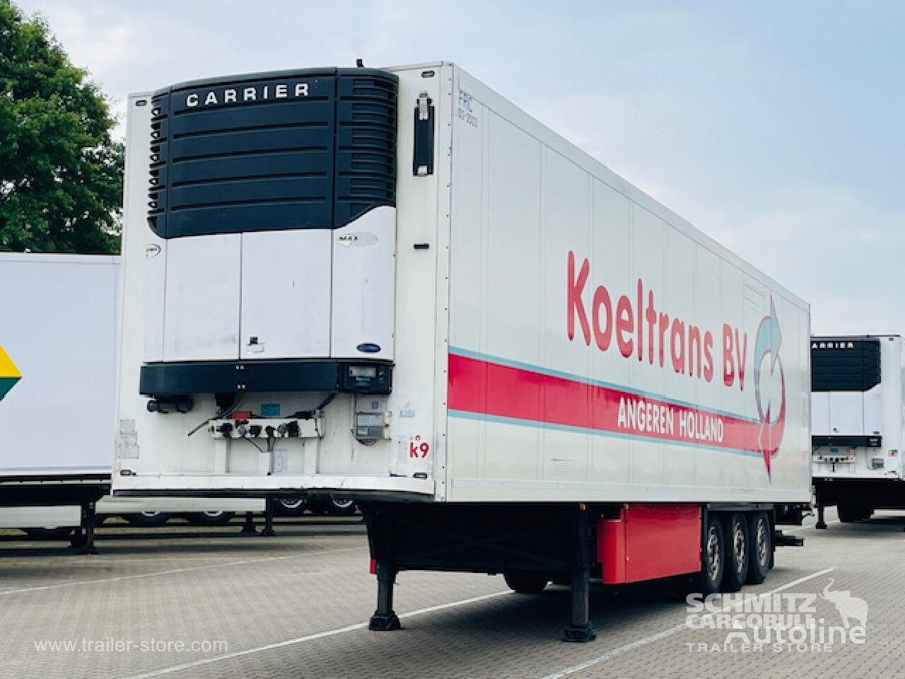 Schmitz Oplegger Vries Standard Taillift refrigerated semi-trailer