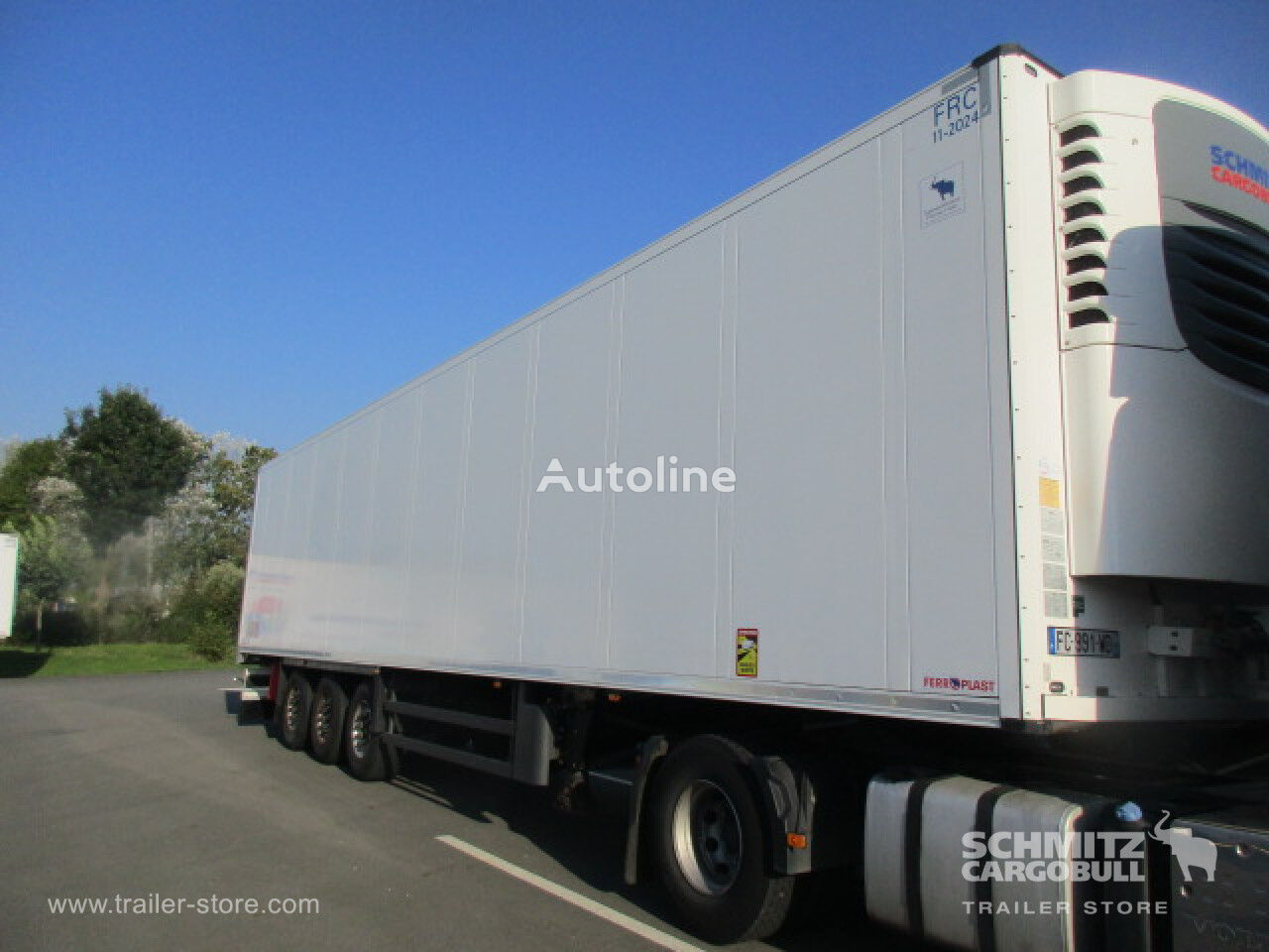 العربات نصف المقطورة شاحنة التبريد Schmitz Reefer Standard Double deck