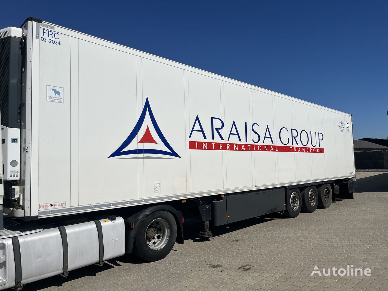 Schmitz SL-518PU refrigerated semi-trailer