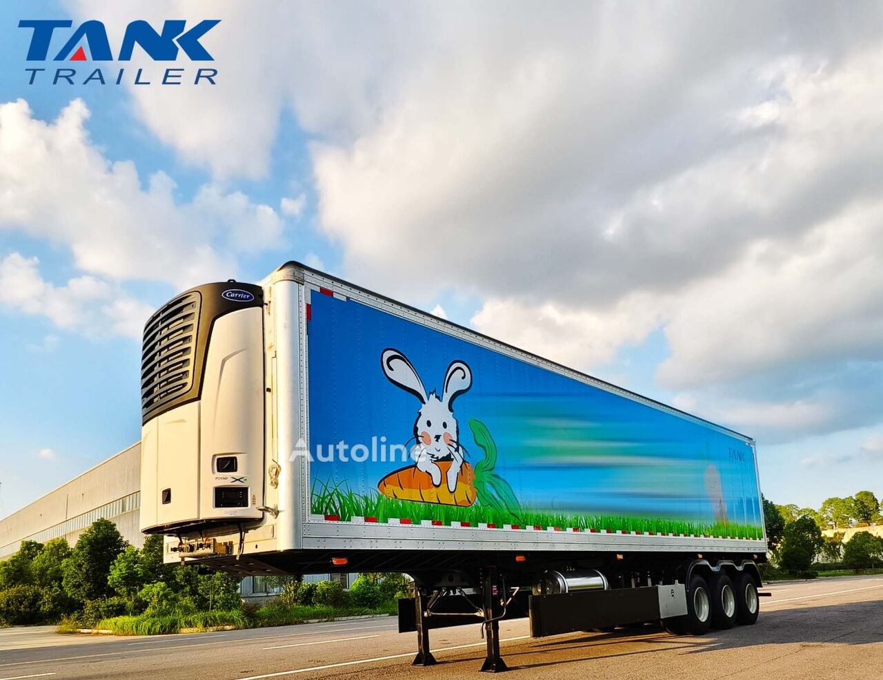 New Tank Brand New Tri Axles 12.5 Meters Reefer Semi Trailer Refrigerated refrigerated semi-trailer - Autoline