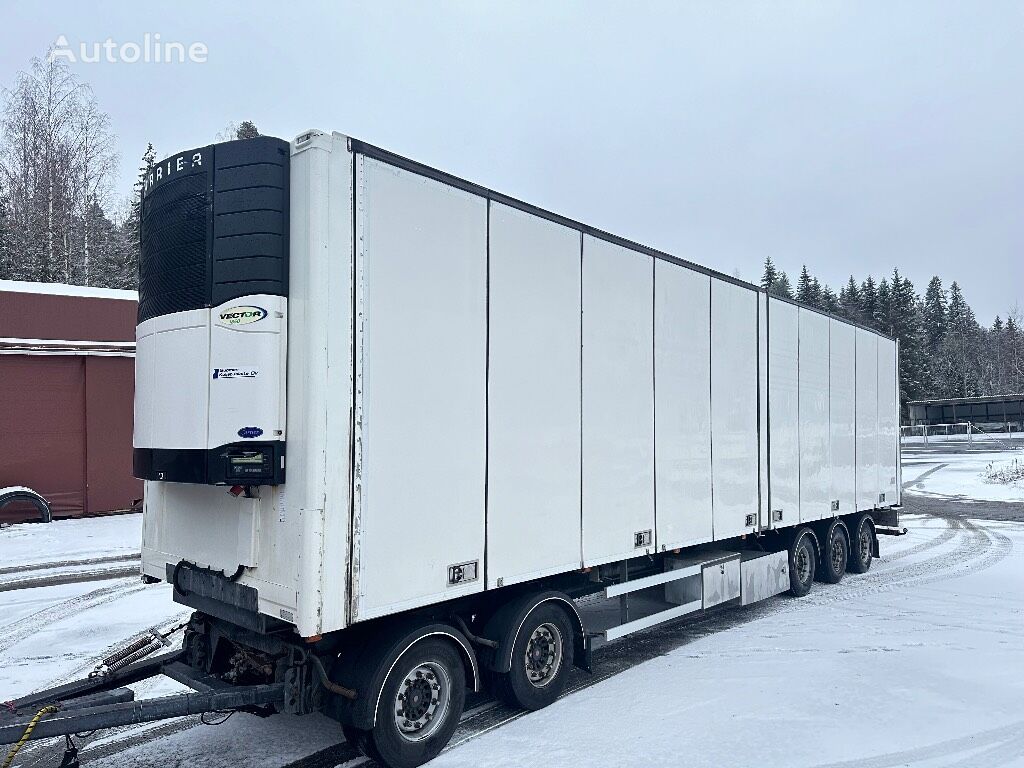 semi-trailer berpendingin VAK 5 akselinen kokosivuaukeava kaksitasolastaus