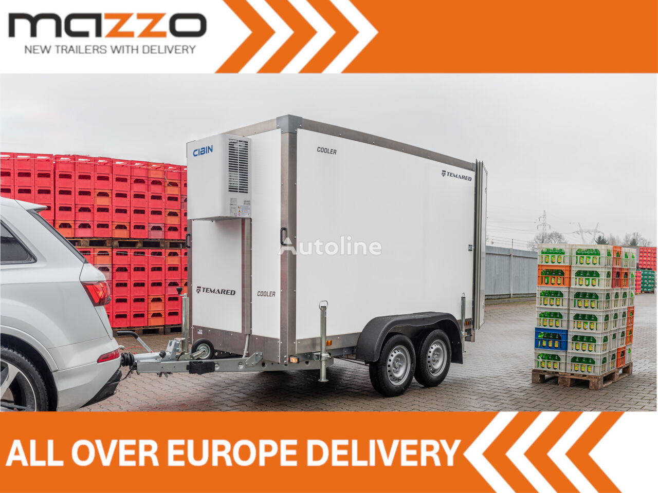 new COOLER 3015/2C  288x138x169cm Refrigerated isotherm trailer 2000 refrigerated trailer