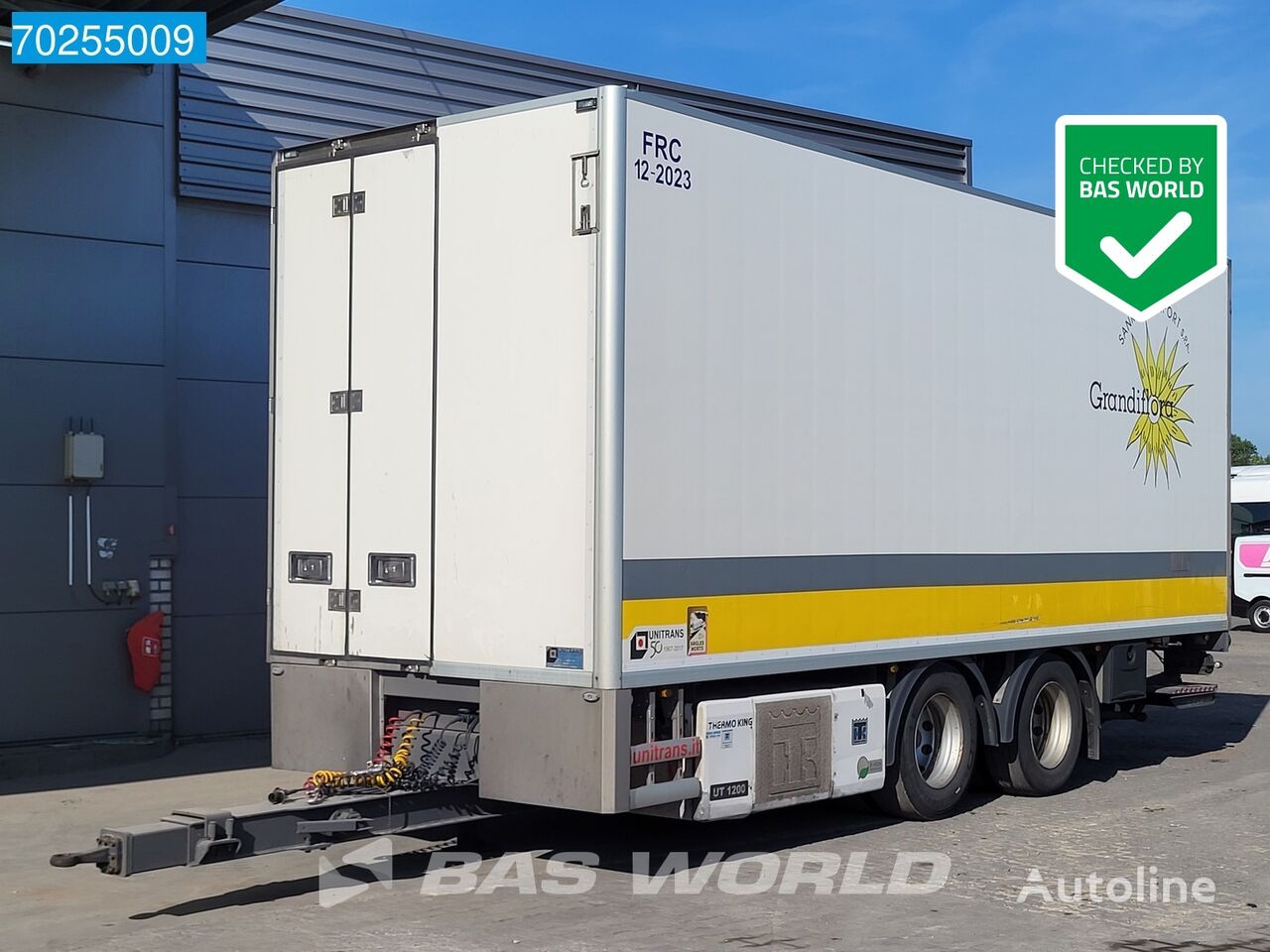 Omar 2 axles Tailgate Blumenbreit LBW refrigerated trailer