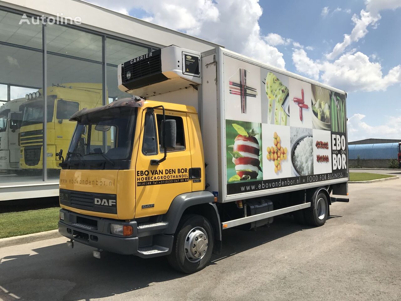 ciężarówka chłodnia DAF 55.180 ATI EURO2 MANUAL + CARRIER + LBW