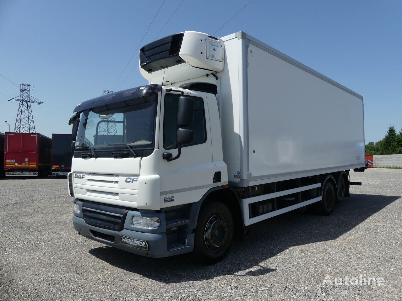 авторефрижератор DAF CF 26.360 / 6x2 / CHŁODNIA 8.25 + WINDA / EURO 5 / 20 PALET /