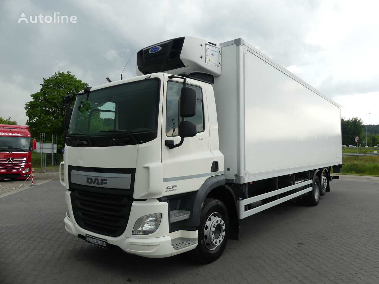 DAF CF 26.370 CHŁODNIA 9,30 + WINDA / EURO 6 / NISKI PRZEBIEG /  refrigerated truck