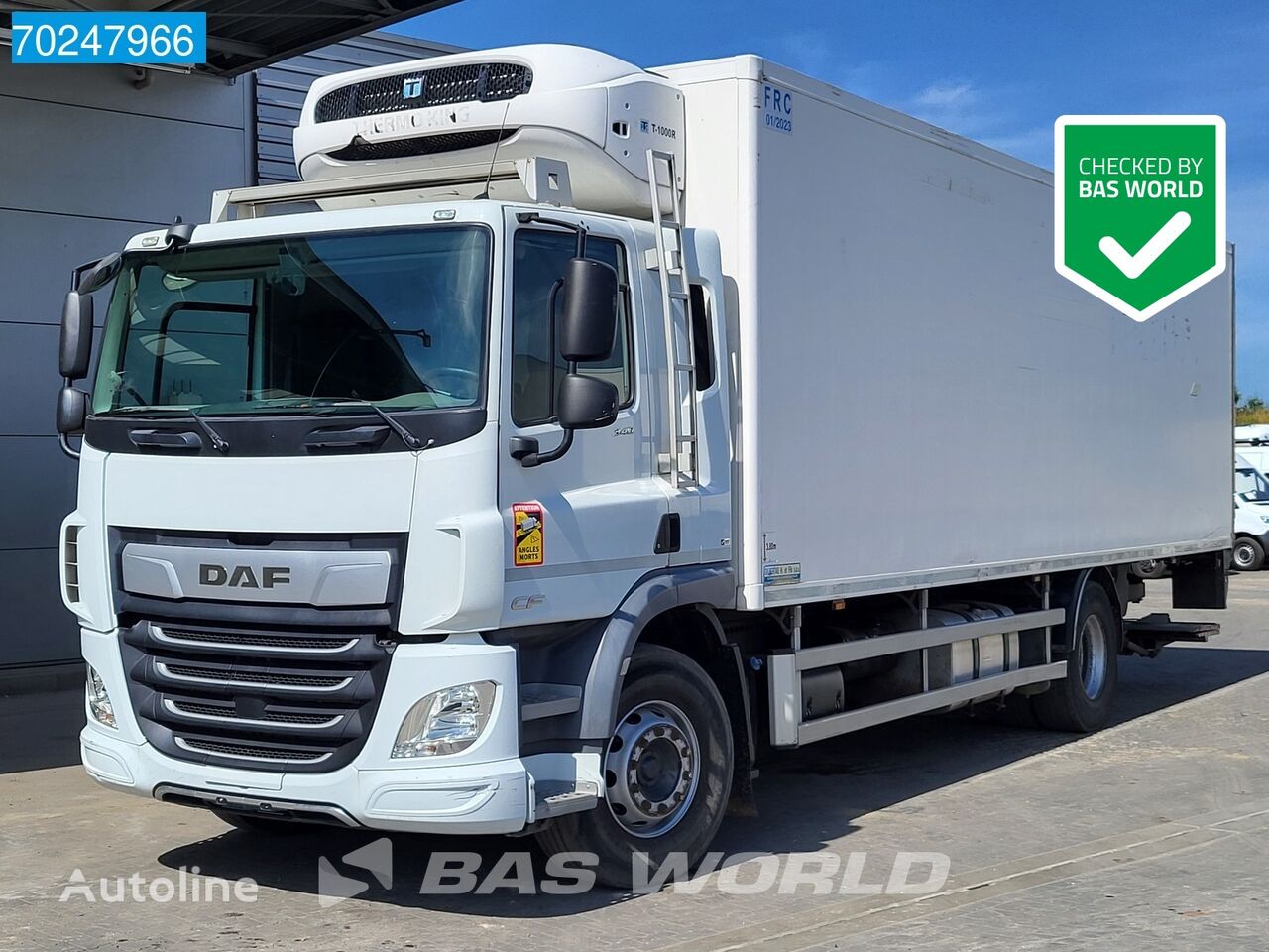 شاحنة التبريد DAF CF 340 4X2 Thermo-King T-1000R Retarder Ladebordwand ACC Euro 6