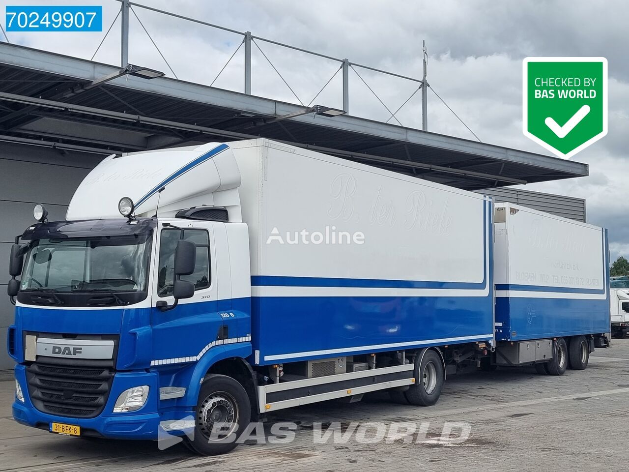 külmveok DAF CF 370 4X2 NL-Truck TRS cooling engine Ladebordwand Euro 6