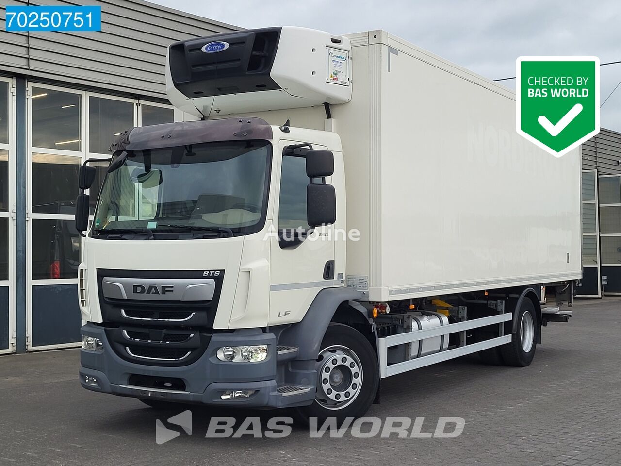 DAF LF 290 4X2 Ladebordwand ACC Carrier Supra 1150 Mt Euro 6 camión frigorífico