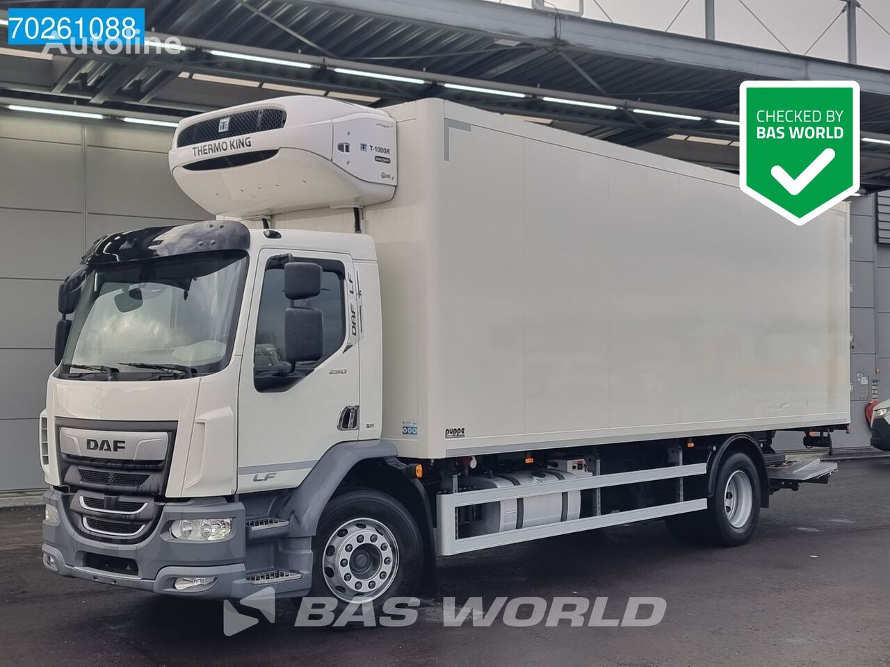 chladírenský nákladní vozidlo DAF LF 290 4X2 Thermo King T-1000R Multitemp LBW ACC Euro 6