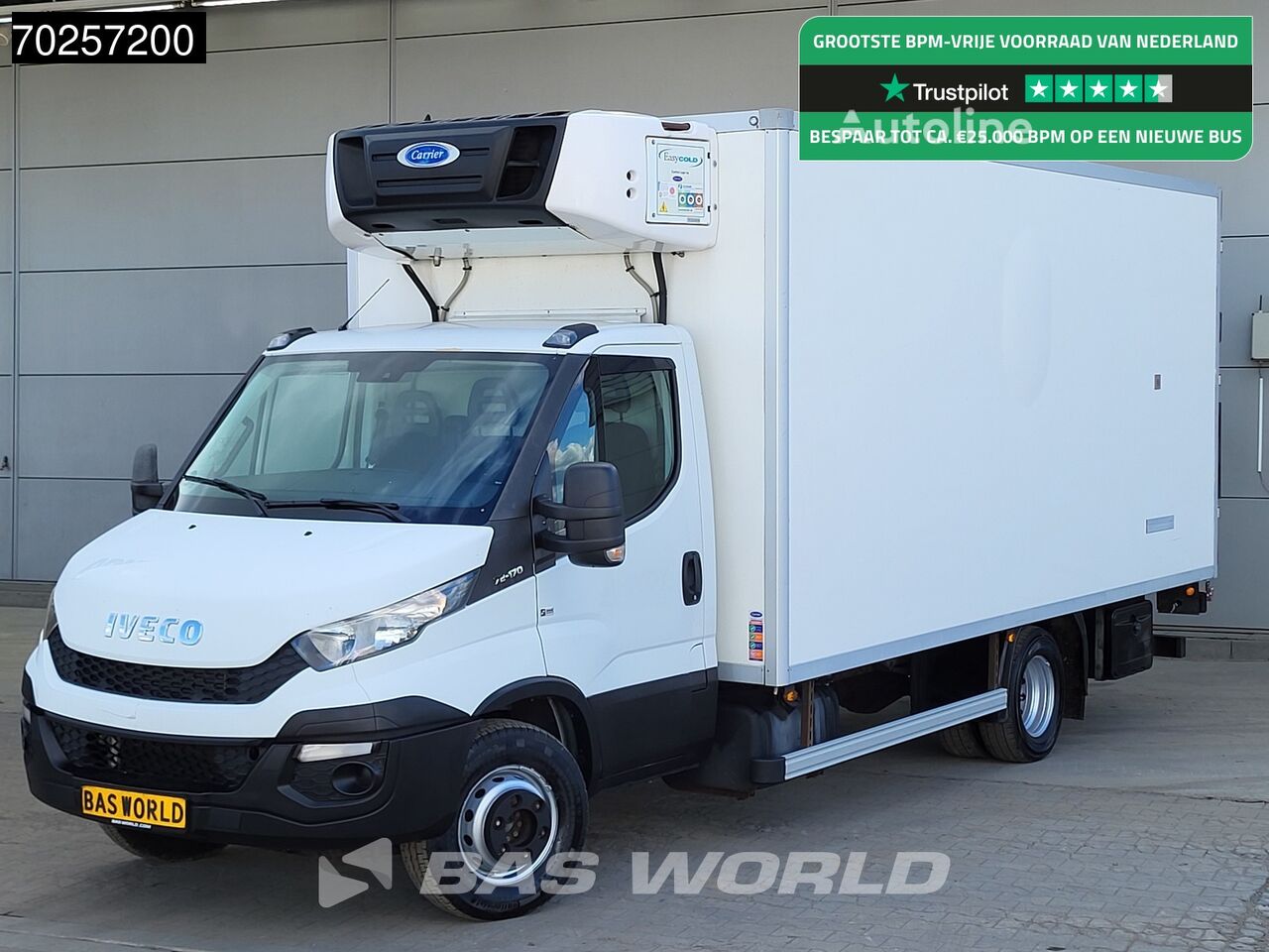 IVECO Daily 72C17 Automaat Koelwagen met Laadklep Koel Vries Vriezer B refrigerated truck