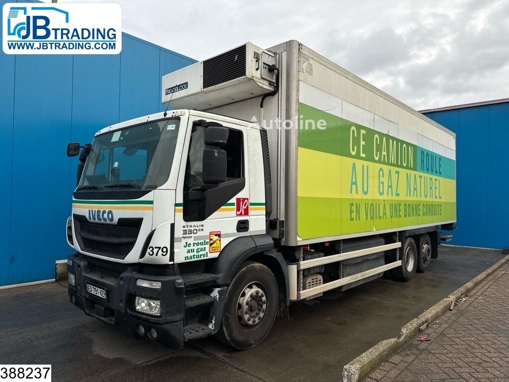 camion frigorifique IVECO Stralis 330 CNG CNG, 6X2, EURO 6, Dhollandia, Frigoblock