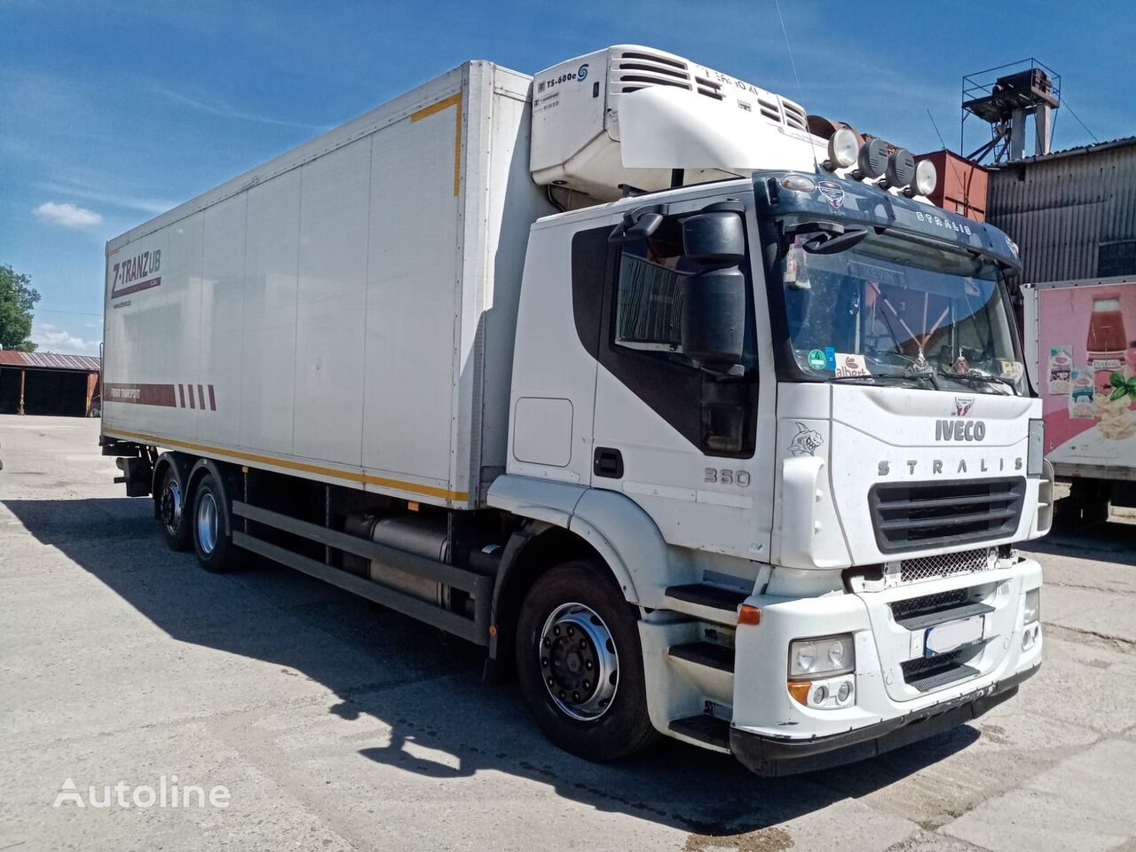 IVECO Stralis 360 natáčecí náprava Kühlkoffer LKW