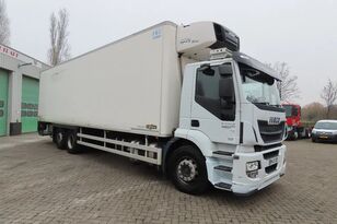 IVECO Stralis 420 9.75m long inside! Chereau, 3 axel , Carrier Supra refrigerated truck