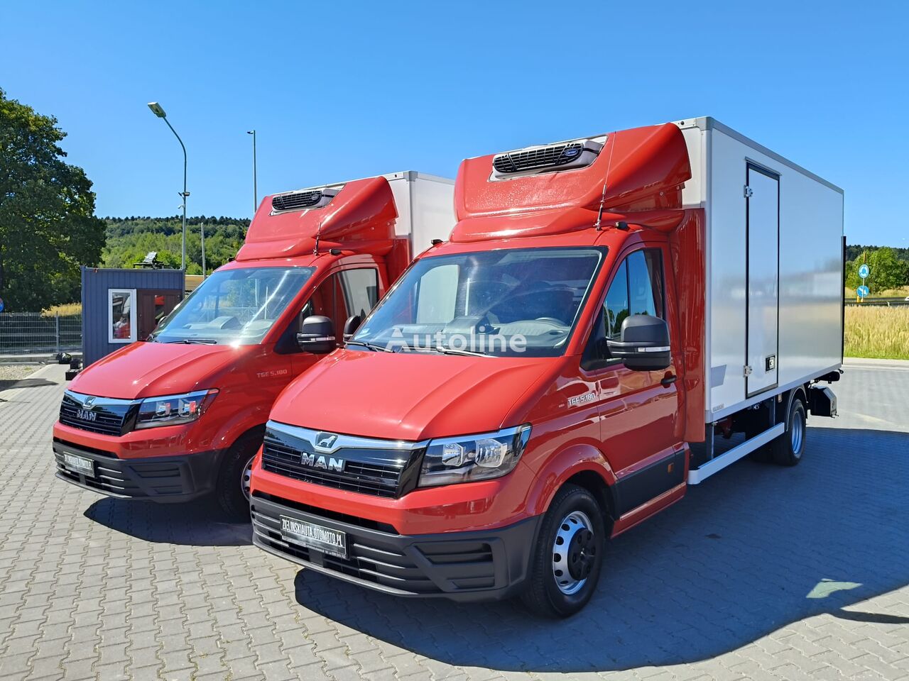 MAN TGE 5.180 / CHŁODNIA + WINDA / EURO 6 / 160 TYS KM ! / PEŁEN SER refrigerated truck