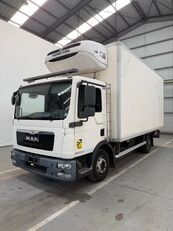 damaged MAN TGL 10.180 Hangend Vlees / Railles de Viande / Rohrbahnen fur Fl refrigerated truck
