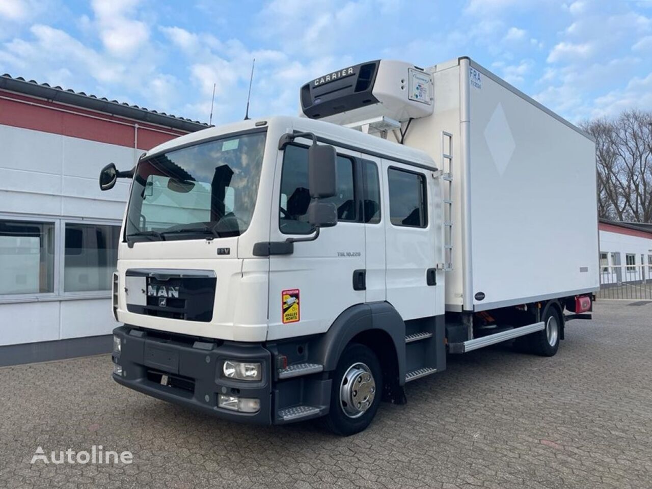 авторефрижератор MAN TGL 10.220 Doka Tiefkühlkoffer Ladebordwand 1.5t