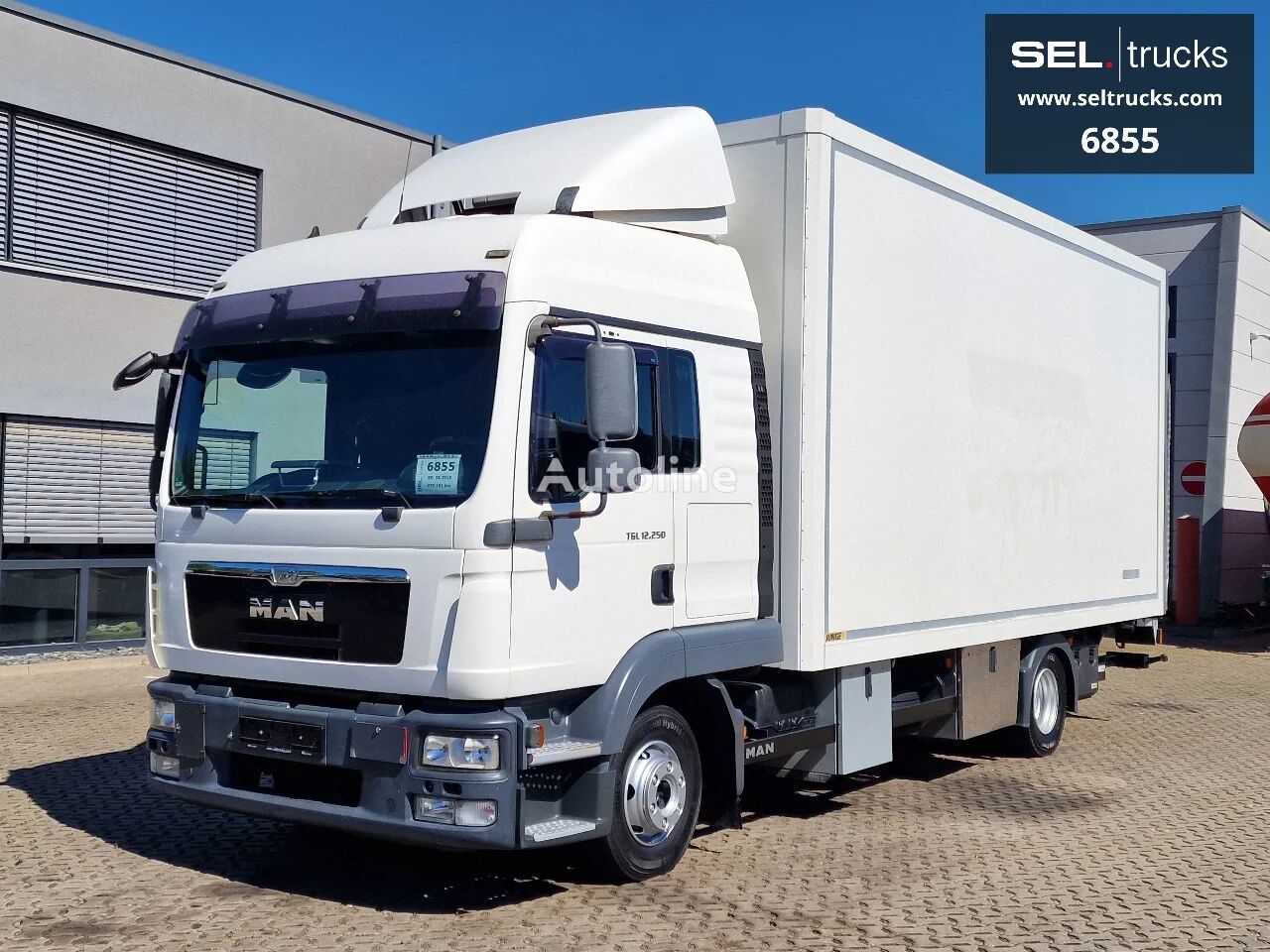 MAN TGL 12.250 4x2 BL Ladebordwand refrigerated truck