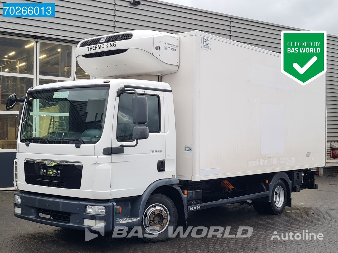 авторефрижератор MAN TGL 8.180 4X2 ThermoKing T-800R Manual Ladebordwand Euro 5