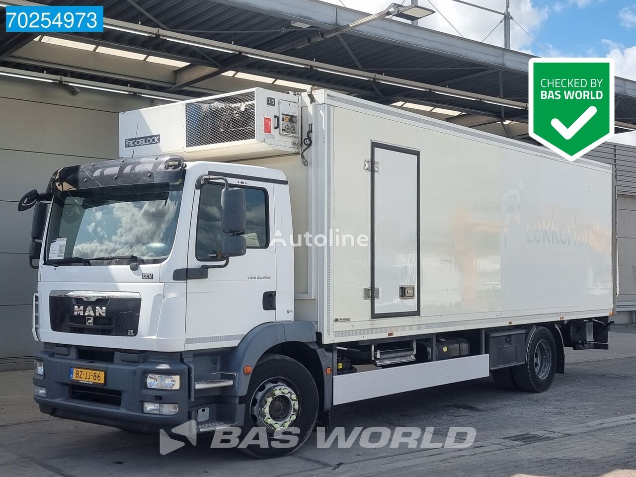 MAN TGM 18.250 4X2 NL-Truck Frigoblock FK 25 SL Ladebordwand EEV 冷蔵トラック