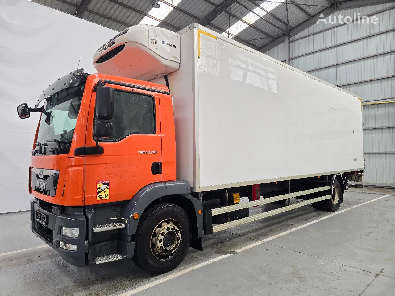 MAN TGM 18.290 AIRCO / THERMOKING T - 600R / DHOLLANDIA 3000kg refrigerated truck