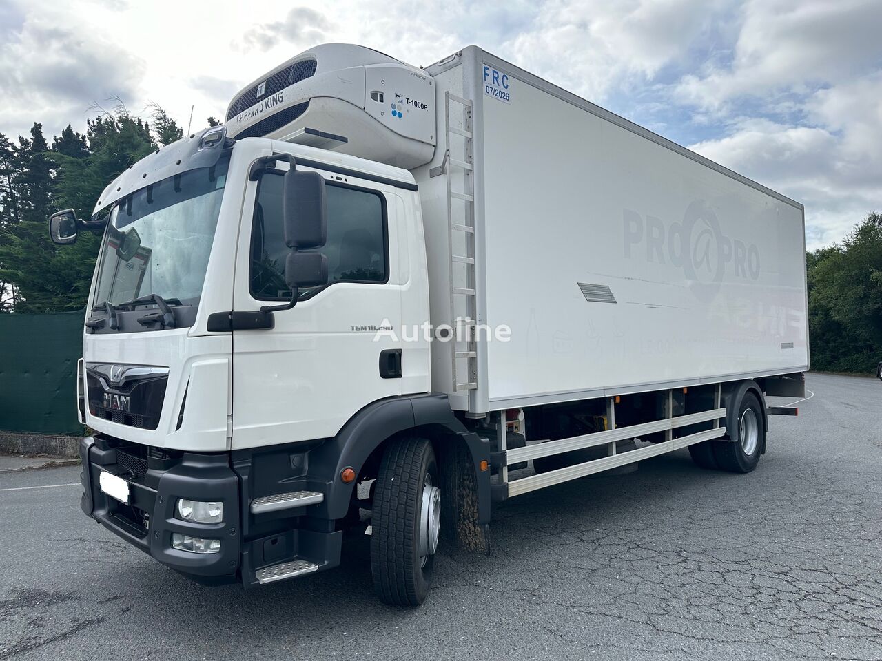 MAN TGM 290 EURO 6 FRIGORIFICO THERMO KING 1000 T refrigerated truck