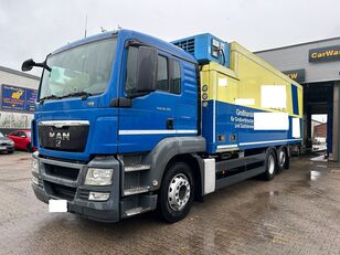 damaged MAN TGS 26.320  refrigerated truck