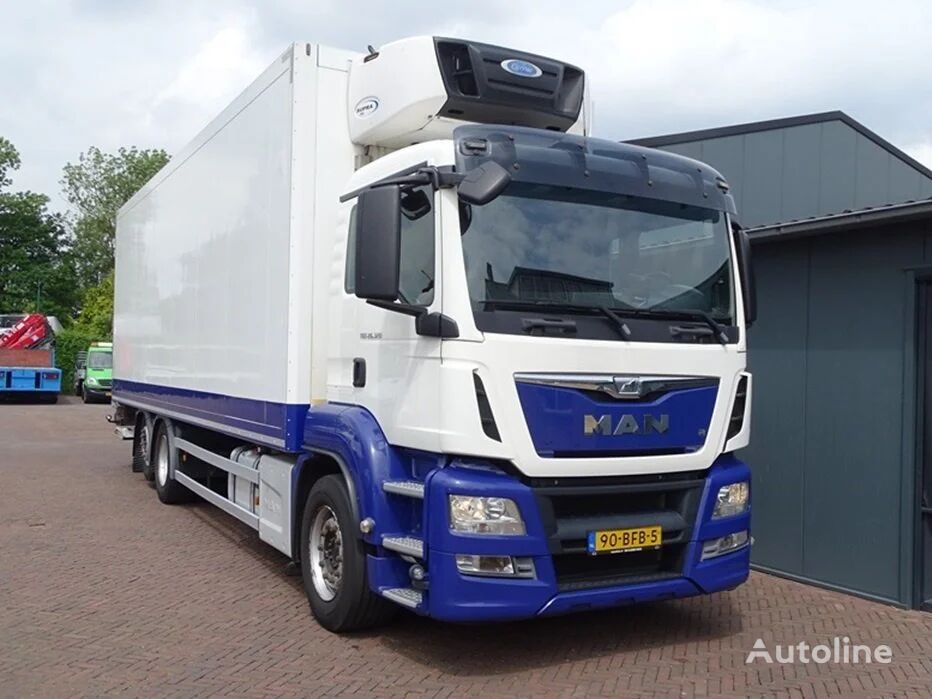 MAN TGS 26.320 CARRIER SUPRA 750 EURO 6 848x249x264 LBW 2 TON refrigerated truck