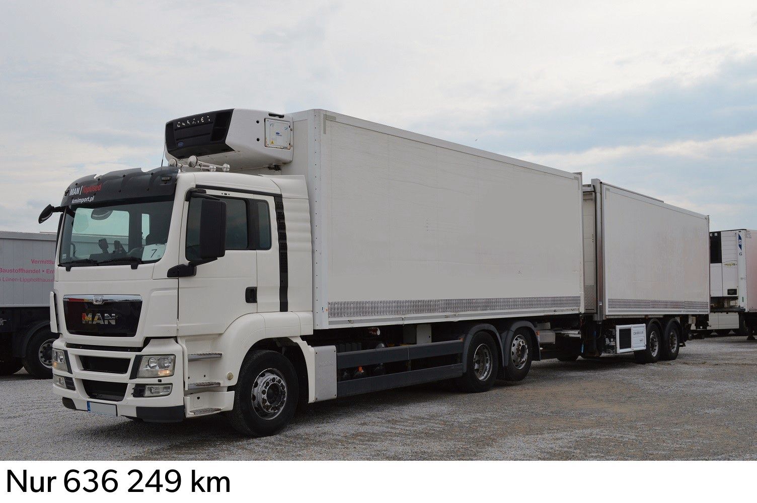 MAN TGS 26.440 refrigerated truck + refrigerated trailer