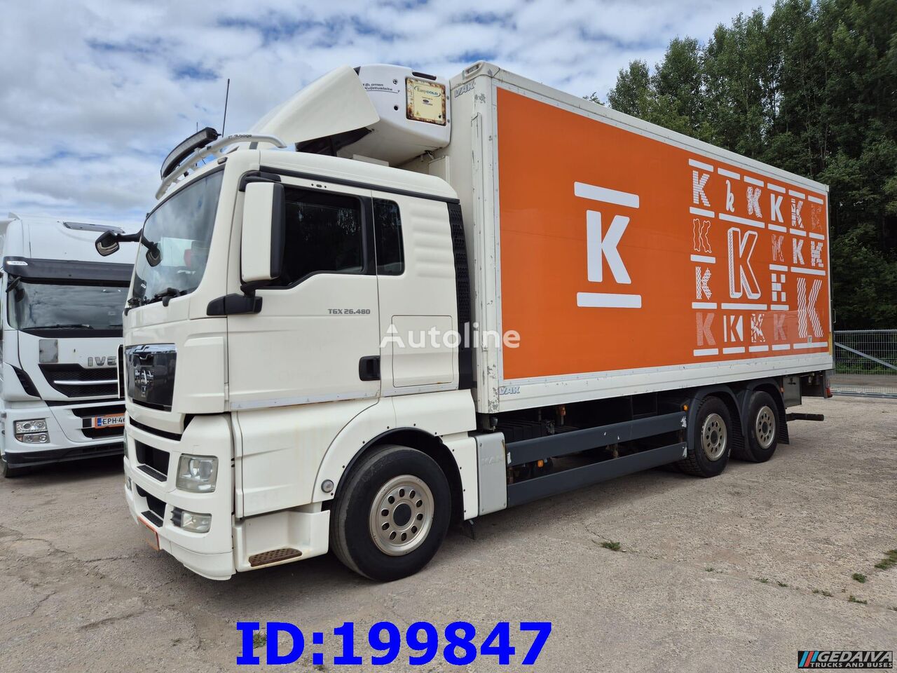 کامیون یخچالدار MAN TGX 26.480 6X2 Euro5