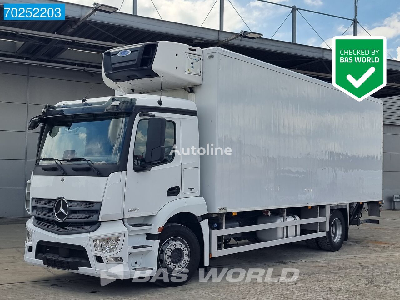 camion frigorifique Mercedes-Benz Actros 1927 4X2 Carrier Supra 1150 Mt Ladebordwand Schiebewand E