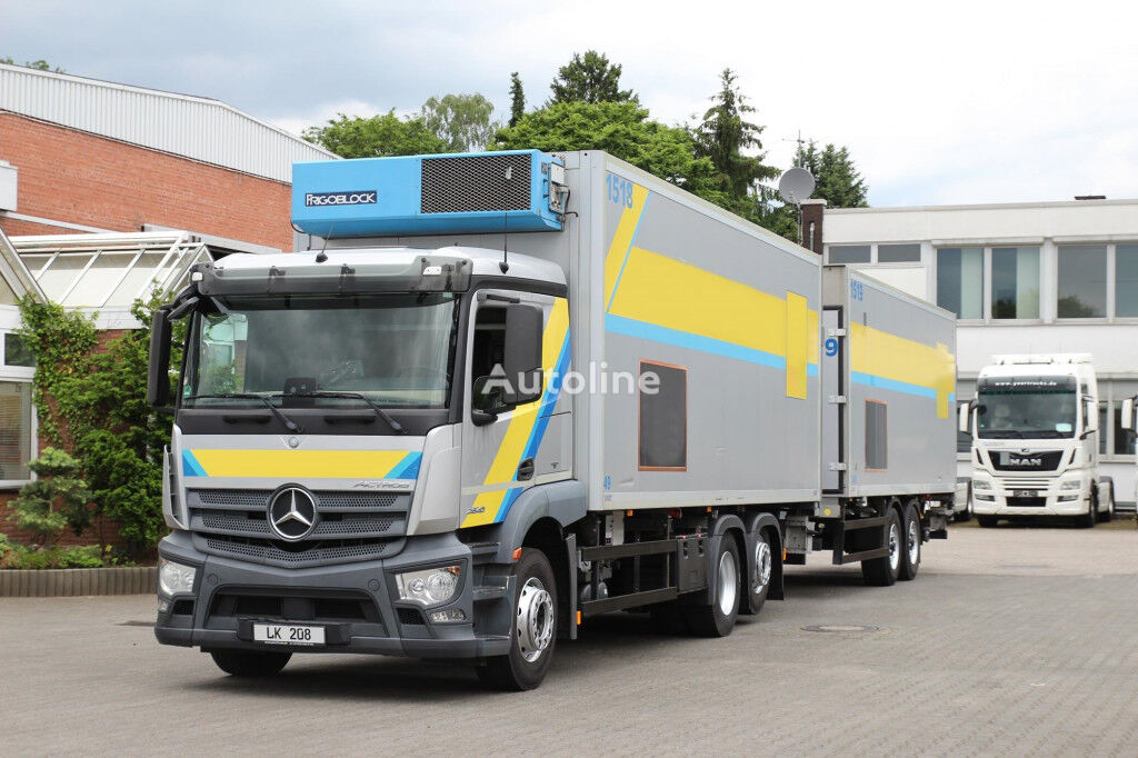 شاحنة التبريد Mercedes-Benz Actros 2540E6 Frigoblock Tür+LBW Durchlade + العربات المقطورة شاحنة التبريد