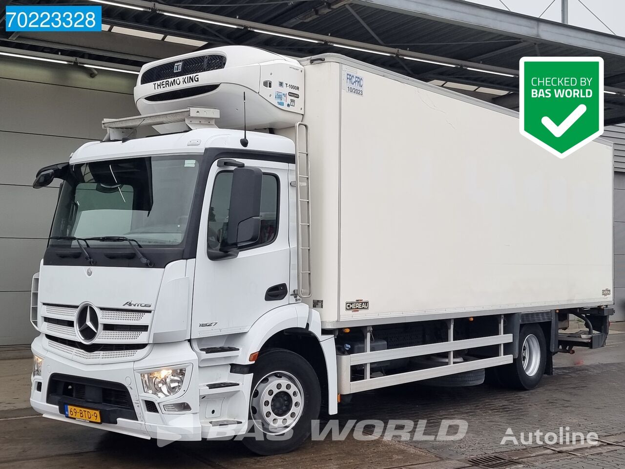 Mercedes-Benz Antos 1827 4X2 NL-Truck Thermo King T-1000R Spectrum Ladebordwan camión frigorífico