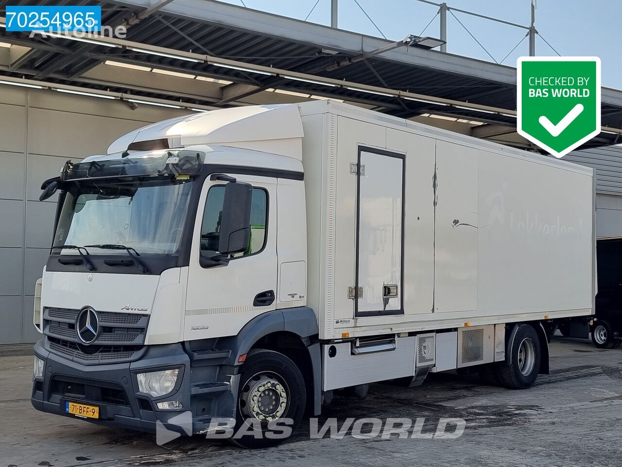 camion frigorifique Mercedes-Benz Antos 1840 4X2 NL-Truck TRS Cooling engine Ladebordwand Euro 6