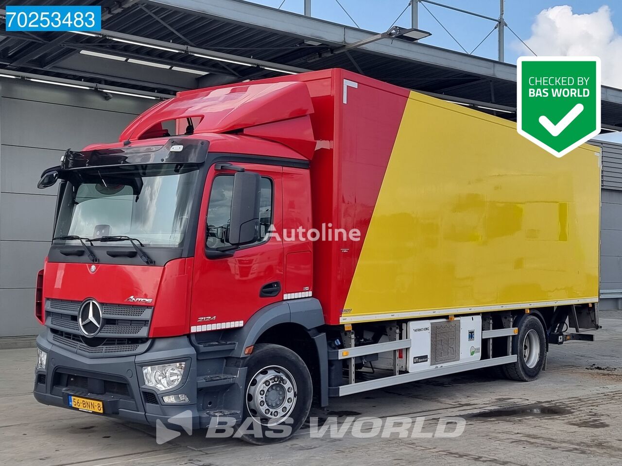 авторефрижератор Mercedes-Benz Antos 2124 4X2 NL-Truck Thermo King UT Spectrum Ladebordwand Eur