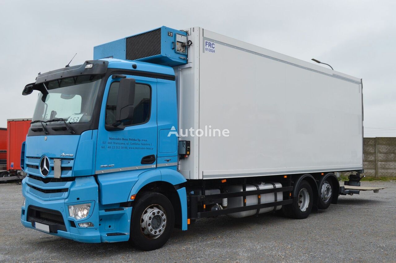 Mercedes-Benz Antos 2540 KÜHLKOFFER+LBW+TÜR FRIGOBLOCK refrigerated truck