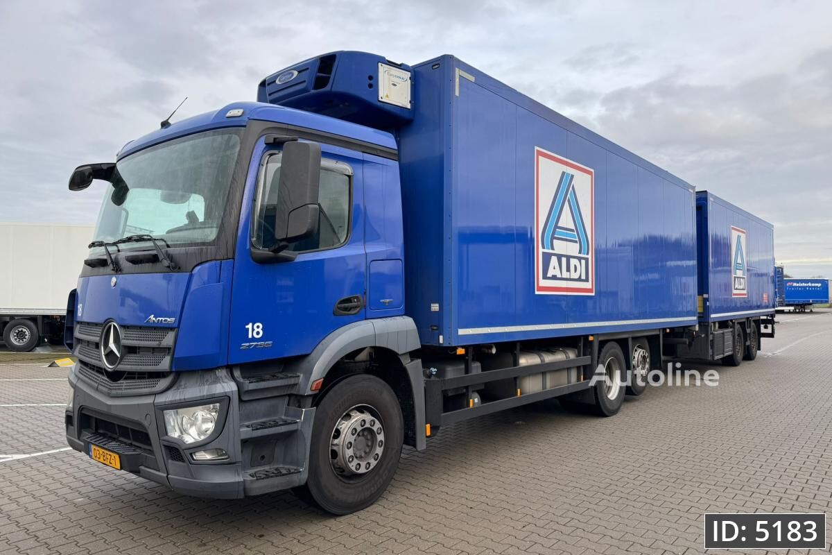 Chladírenský nákladní vozidlo Mercedes-Benz Antos 2736 Day Cab, Euro 6, + Schmitz / Durchladbar / Carrier / - Autoline