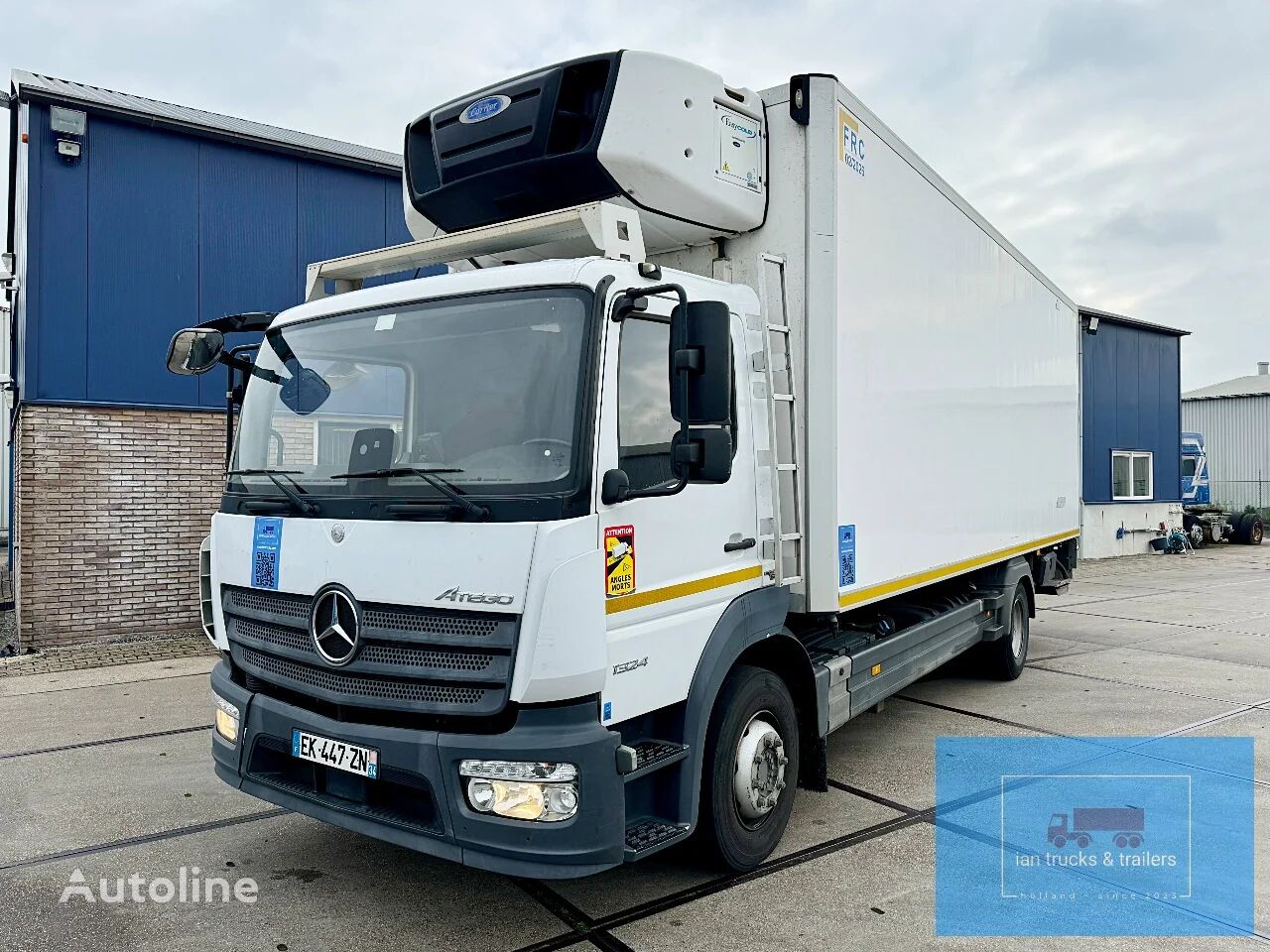 Mercedes-Benz Atego 1324 FRIGO CARRIER SUPRA 1250 LBW EURO 6 2017 camión frigorífico