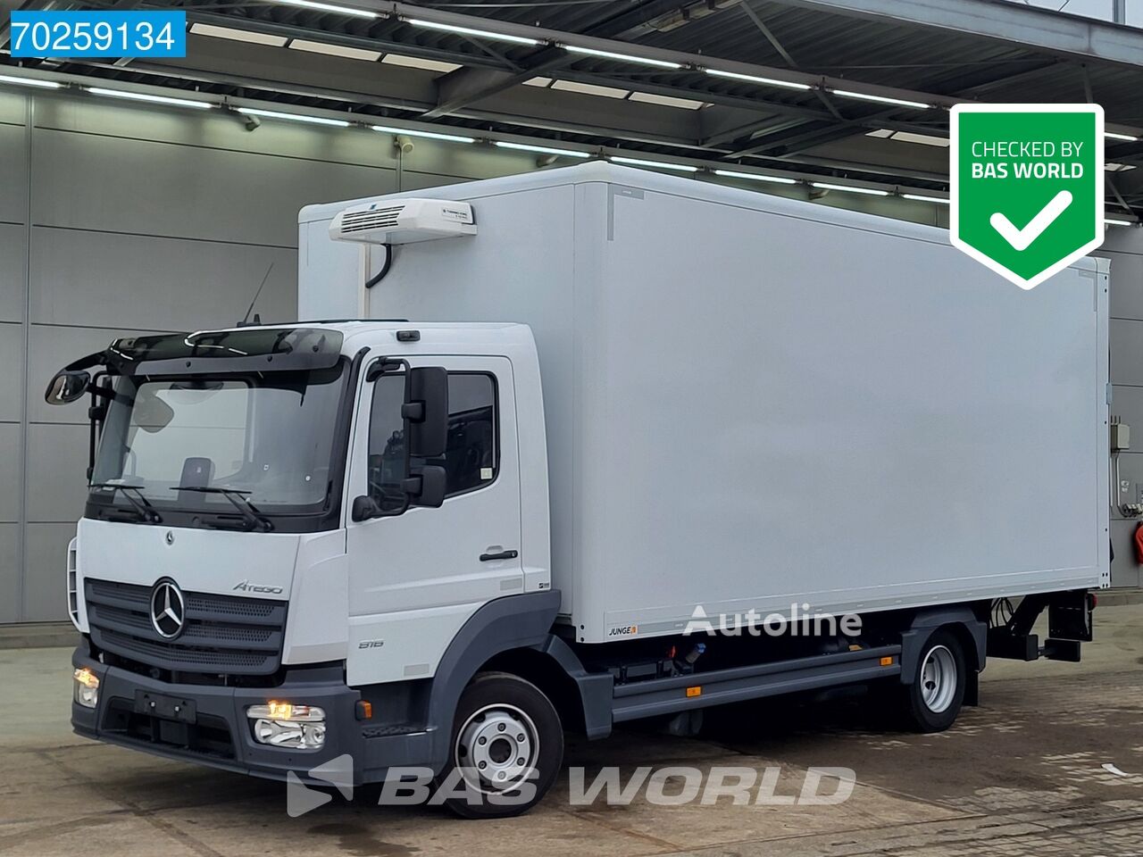 شاحنة التبريد Mercedes-Benz Atego 816 4X2 8tonner Thermo King B-100 MAX Ladebordwand Euro 6