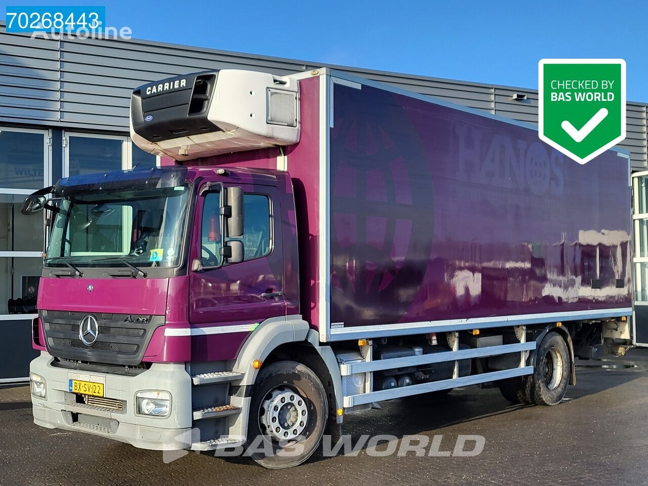 Mercedes-Benz Axor 1824 4X2 NL-Truck Carrier Cooler Ladebordwand Euro 5 refrigerated truck - Autoline