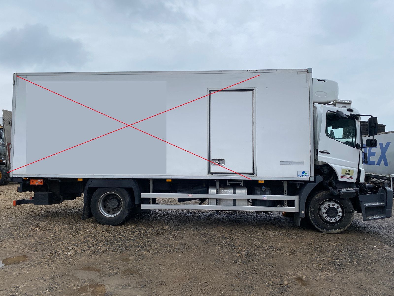 Mercedes-Benz Axor  1824 Euro 5 für Ersatzteile refrigerated truck