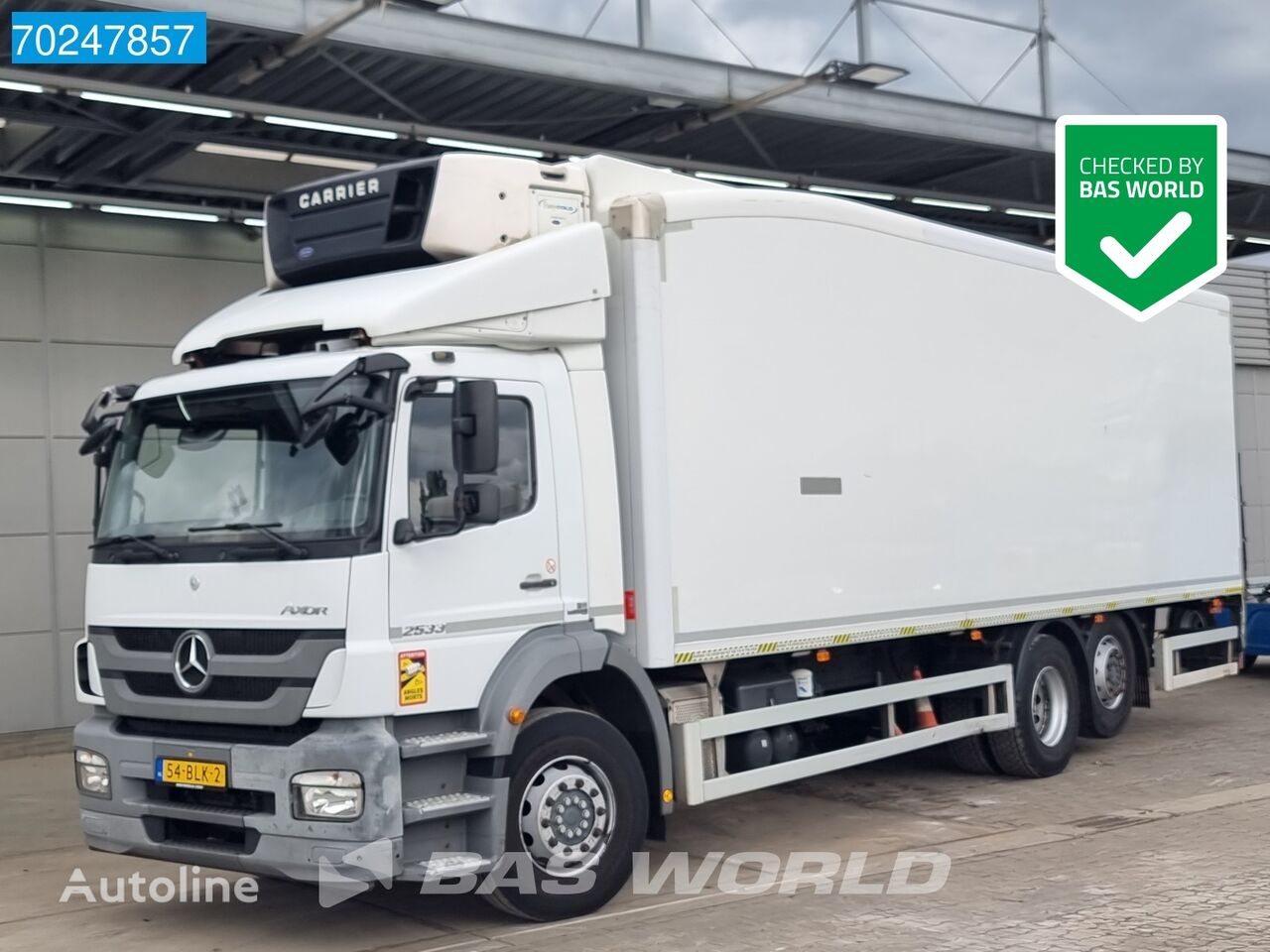 Mercedes-Benz Axor 2533 6X2 Engine damage Carrier Supra 950 Mt Lift Axle Euro  camión frigorífico