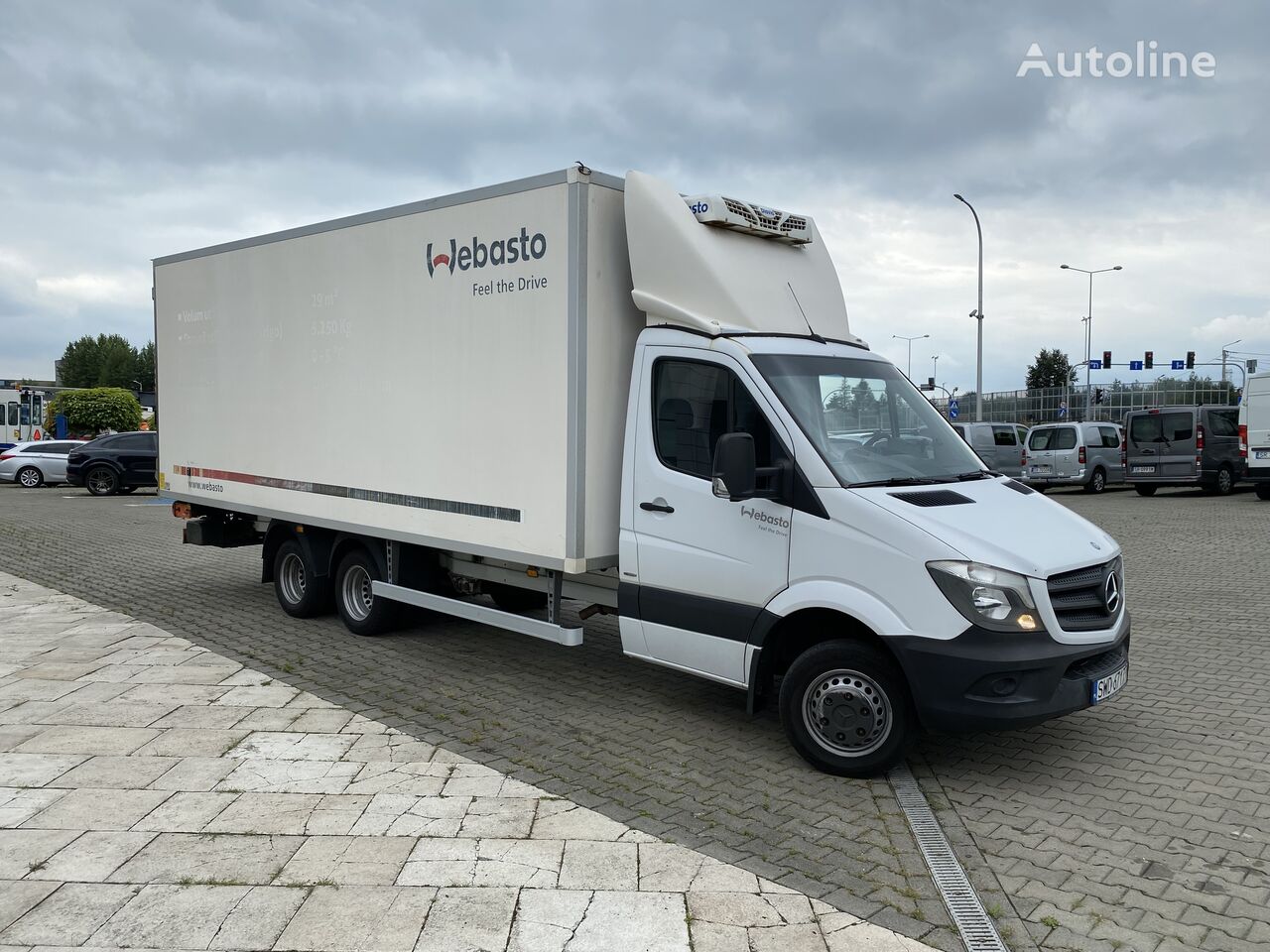 Mercedes-Benz Sprinter 516 CDi / 3Axle/6X2/ After Service /Good Condition  koelwagen vrachtwagen