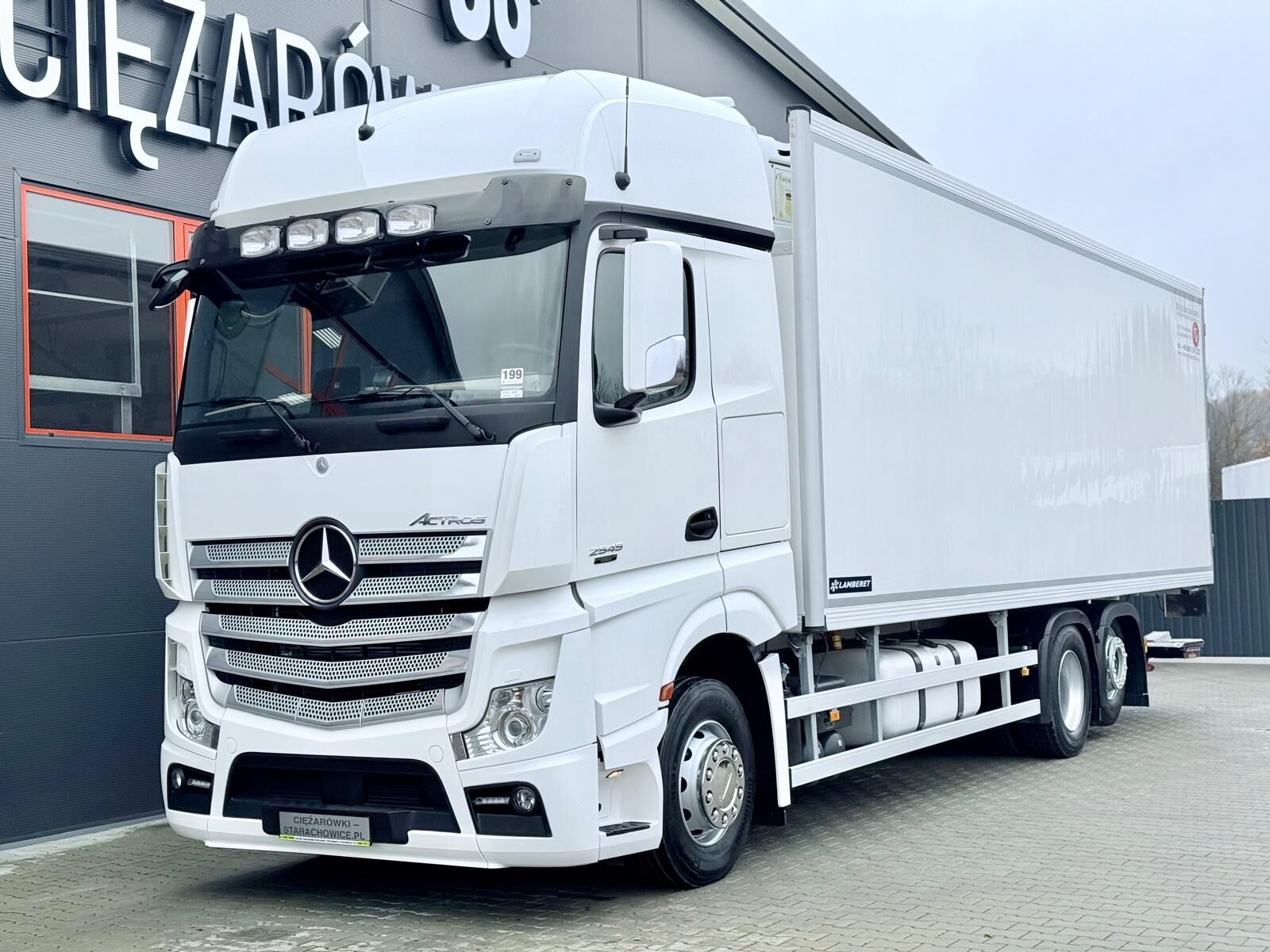 Mercedes-Benz TROS 2545 // E6 // chłodnia // 450 KM // 21 EURO PALET refrigerated truck