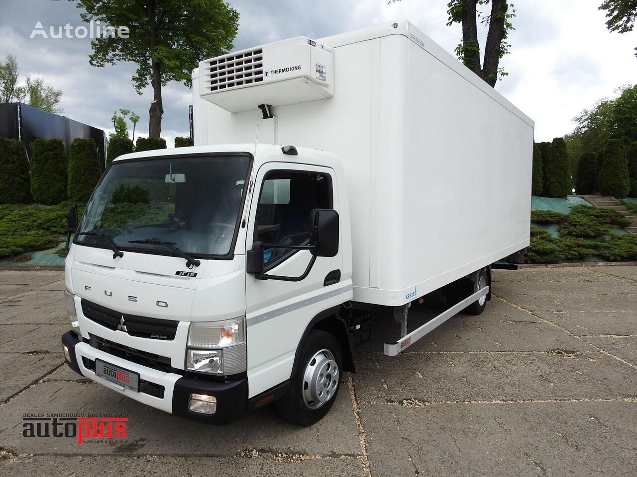 Ciężarówka chłodnia Mitsubishi Fuso CANTER FUSO 7C15 KONTENER CHŁODNIA WINDA 14 PALET -4*C ZASILANIE - Autoline