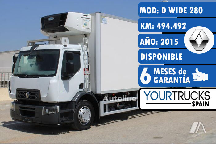 Renault D Wide 280 TK refrigerated truck