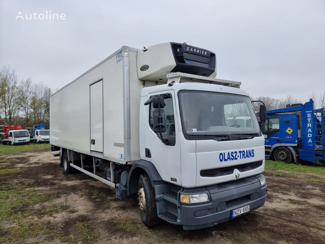 camião frigorífico Renault Premium 270.19 - Carrier Supra 950 frigo, + LBW DH 1500 kg