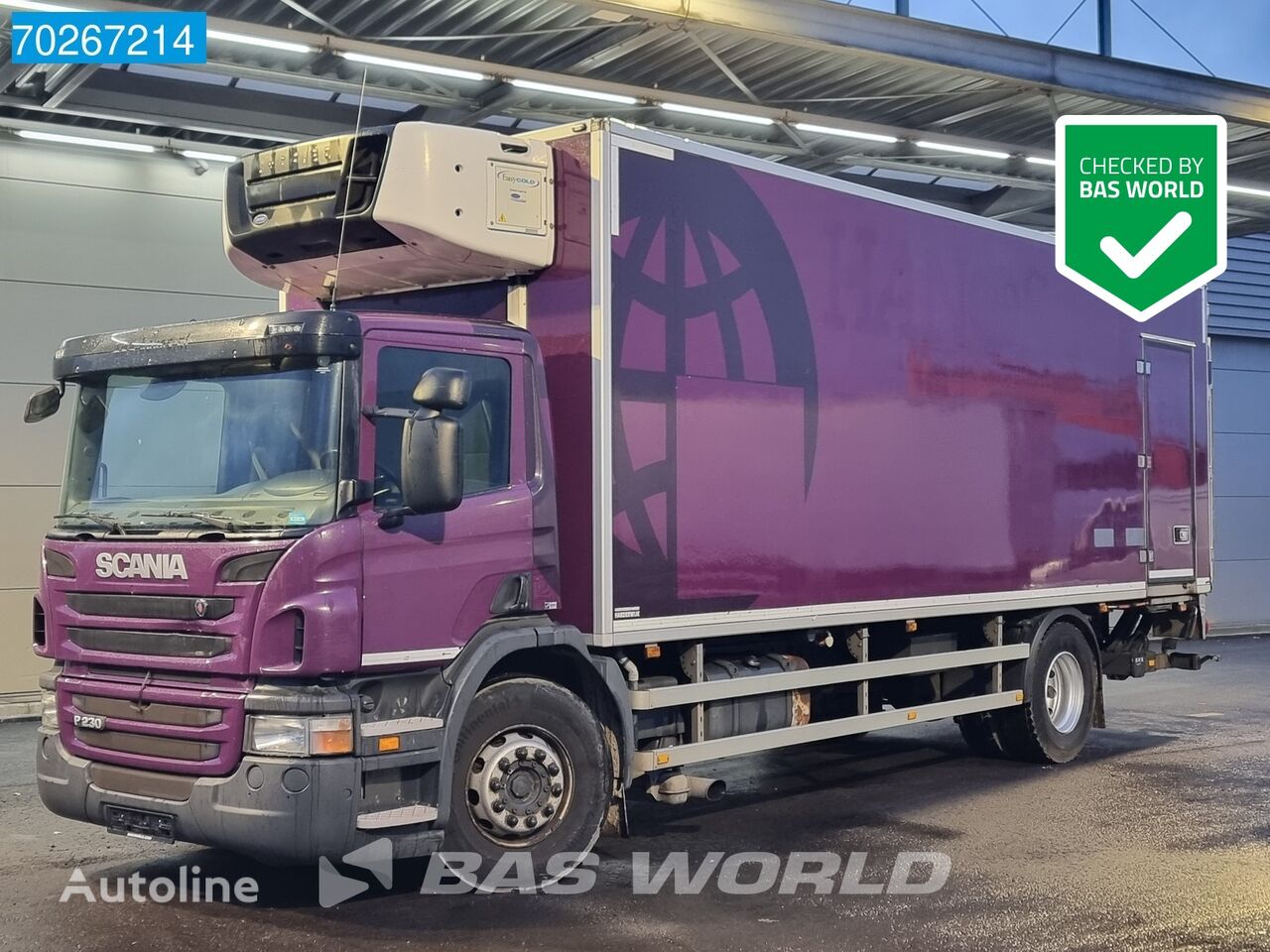 Scania P230 4X2 NL-Truck Carrier Supra 950 Mt LBW Euro 5 koelwagen vrachtwagen