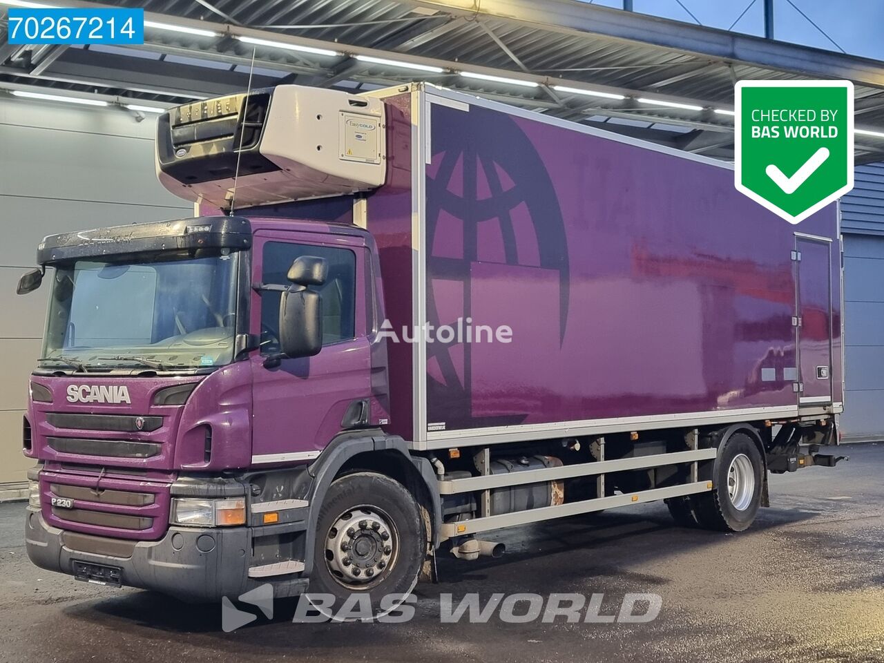 camion frigorifique Scania P230 4X2 NL-Truck Carrier Supra 950 Mt LBW Euro 5